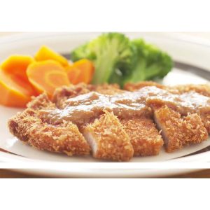 Rice with pork cutlet